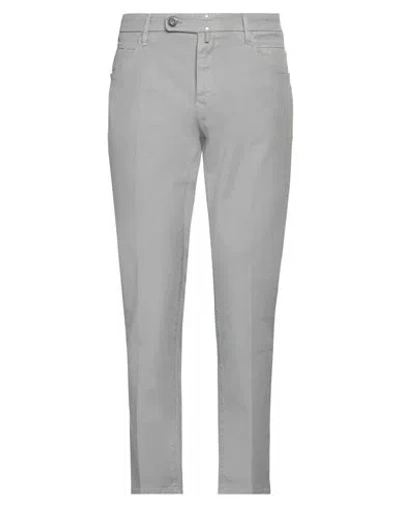 Incotex Man Pants Grey Size 31 Cotton, Linen, Elastane