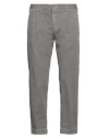 Incotex Man Pants Grey Size 36 Cotton, Linen, Elastane