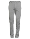 Incotex Man Pants Grey Size 38 Cotton, Polyamide In Gray