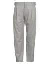 Incotex Man Pants Grey Size 38 Virgin Wool In Gray