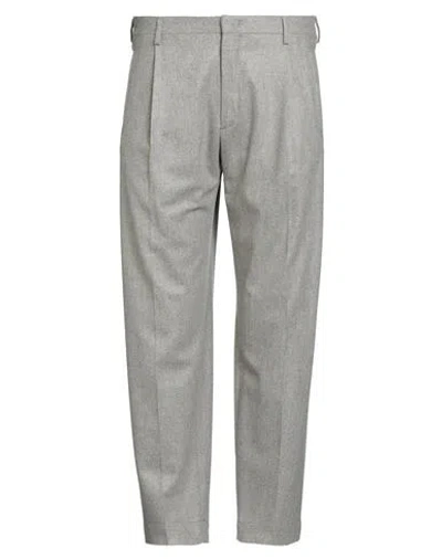 Incotex Man Pants Grey Size 38 Virgin Wool In Gray