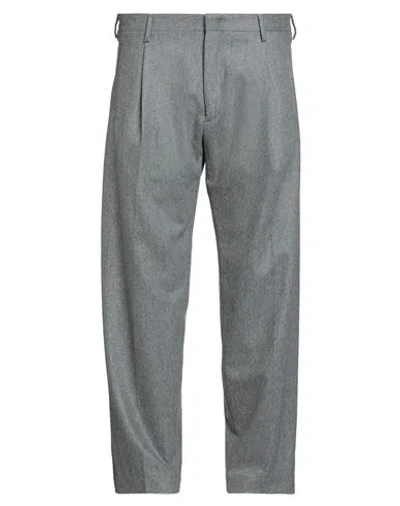 Incotex Man Pants Grey Size 38 Virgin Wool In Gray