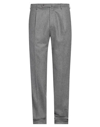 INCOTEX INCOTEX MAN PANTS GREY SIZE 40 VIRGIN WOOL, POLYESTER
