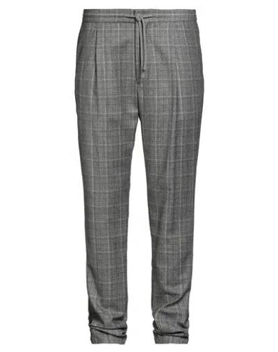 Incotex Man Pants Grey Size 42 Virgin Wool In Gray