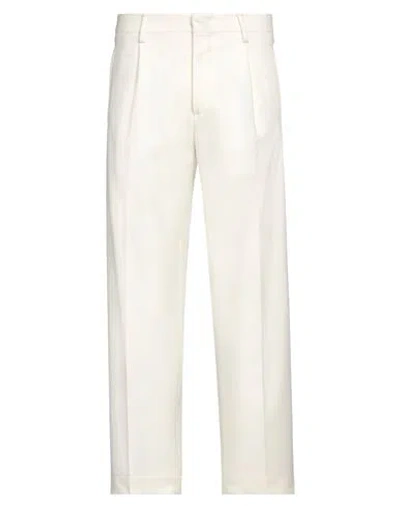 Incotex Man Pants Ivory Size 30 Virgin Wool