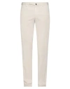 Incotex Blue Division Man Pants Cream Size 34 Cotton, Cashmere, Elastane In Beige