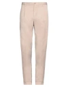 Incotex Man Pants Ivory Size 38 Cotton, Elastane In White