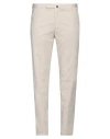 Incotex Man Pants Ivory Size 40 Cotton, Elastane In White