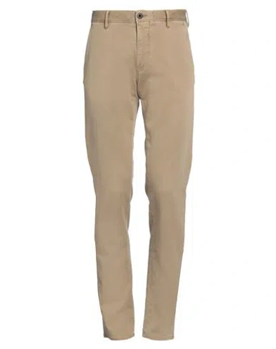 Incotex Man Pants Khaki Size 30 Cotton, Elastane In Neutral