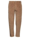 Incotex Man Pants Khaki Size 31 Cotton, Elastane In Beige