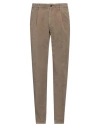 Incotex Tapered Cotton Pants In Beige In Beige