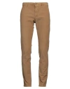 Incotex Man Pants Khaki Size 32 Cotton, Elastane In Beige