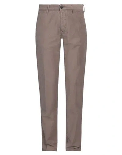 Incotex Man Pants Khaki Size 31 Cotton, Elastane In Beige