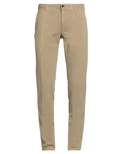 Incotex Man Pants Khaki Size 32 Cotton, Elastane In Nude