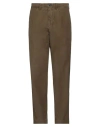 Incotex Man Pants Khaki Size 34 Cotton, Elastane In Beige