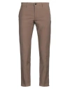 Incotex Man Pants Khaki Size 34 Cotton, Elastane In Beige