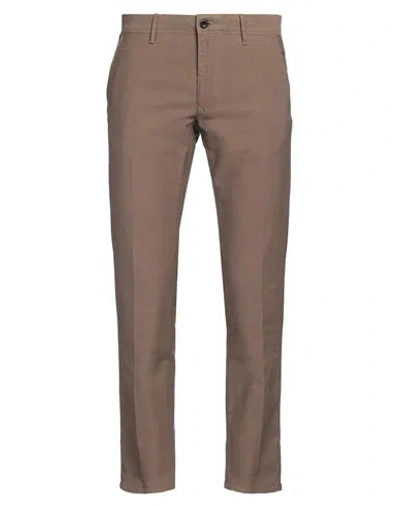 Incotex Man Pants Khaki Size 34 Cotton, Elastane In Beige