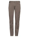 Incotex Man Pants Khaki Size 35 Cotton, Elastane In Beige