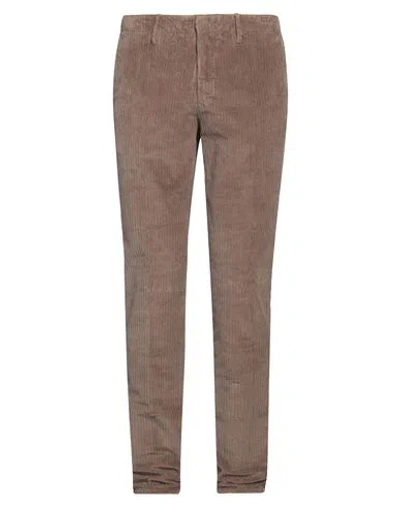 Incotex Man Pants Khaki Size 31 Cotton, Elastane In Beige
