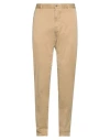 Incotex Man Pants Khaki Size 38 Cotton, Elastane In Beige