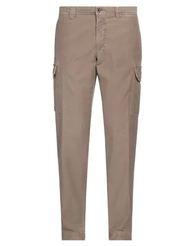 Incotex Man Pants Khaki Size 38 Cotton, Elastane In Beige