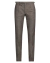 Incotex Man Pants Khaki Size 40 Virgin Wool, Cotton In Beige