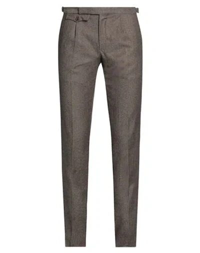 Incotex Man Pants Khaki Size 40 Virgin Wool, Cotton In Beige