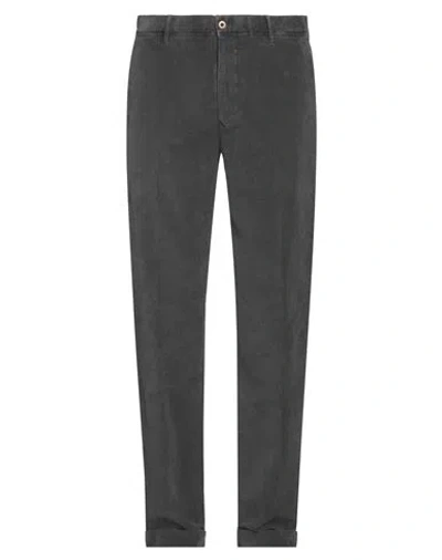 Incotex Man Pants Lead Size 34 Cotton, Elastane
