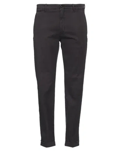 Incotex Man Pants Lead Size 34 Textile Fibers In Grey