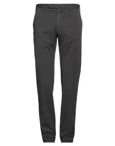 Incotex Man Pants Lead Size 30 Cotton, Elastane In Grey