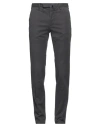 Incotex Man Pants Lead Size 34 Cotton, Elastane In Grey