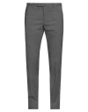 Incotex Man Pants Lead Size 32 Polyester, Wool, Elastane In Grey