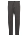 Incotex Man Pants Lead Size 42 Cotton, Lyocell, Elastane In Grey