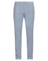 Incotex Man Pants Light Blue Size 34 Cotton, Elastane In Blue