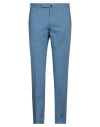 Incotex Man Pants Light Blue Size 36 Cotton, Elastane