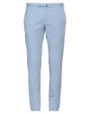 Incotex Man Pants Light Blue Size 38 Cotton, Elastane