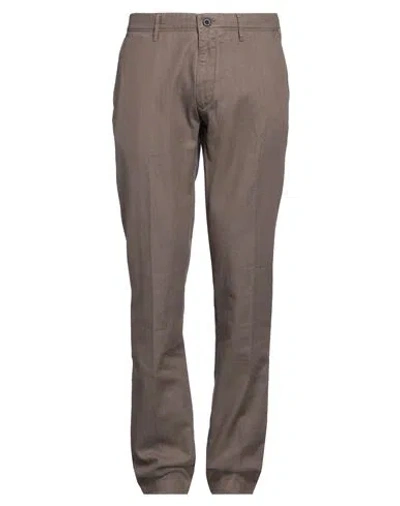 Incotex Man Pants Light Brown Size 33 Textile Fibers In Beige