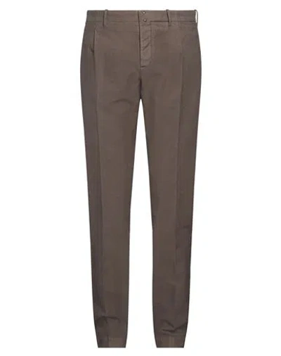 Incotex Man Pants Light Brown Size 36 Cotton, Elastane In Beige
