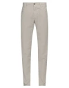 Incotex Man Pants Light Grey Size 30 Cotton, Elastane In Neutral