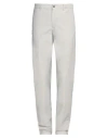 Incotex Man Pants Light Grey Size 30 Cotton, Elastane
