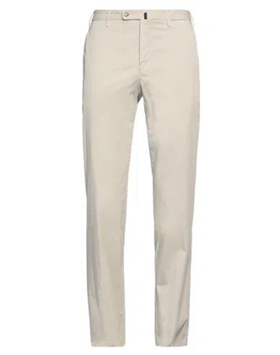 Incotex Man Pants Light Grey Size 32 Cotton, Elastane In Neutral