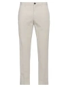 Incotex Man Pants Light Grey Size 32 Cotton, Linen