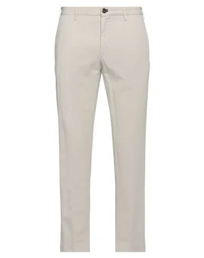 Incotex Man Pants Light Grey Size 32 Cotton, Linen In Grey