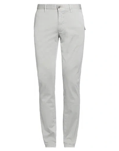 Incotex Man Pants Light Grey Size 34 Cotton, Elastane