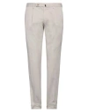 Incotex Man Pants Light Grey Size 38 Cotton, Elastane In Grey