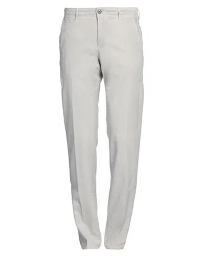 Incotex Man Pants Light Grey Size 31 Cotton, Elastane In Grey