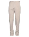 Incotex Man Pants Light Grey Size 34 Cotton, Lyocell, Elastane In Grey