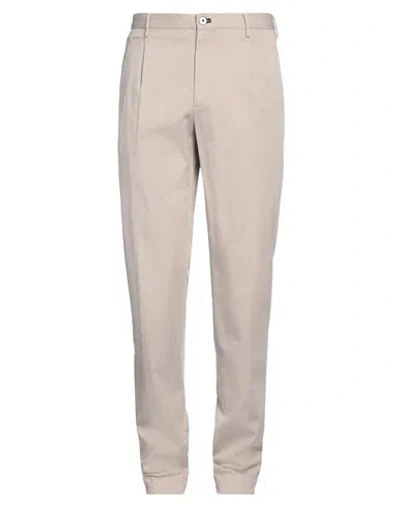 Incotex Man Pants Light Grey Size 34 Cotton, Lyocell, Elastane In Neutral