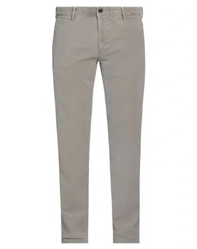Incotex Man Pants Light Grey Size 32 Cotton, Elastane In Grey