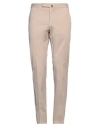 Incotex Man Pants Light Grey Size 38 Cotton, Elastane